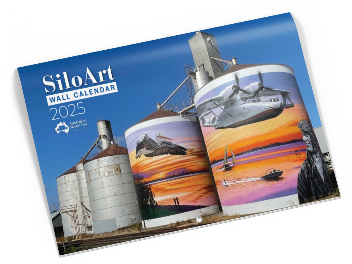 Silo Art Wall Calendar 2025 Australian Silo Art Trail Store