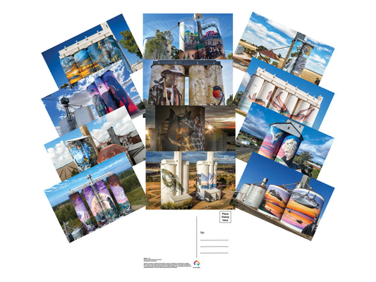 Silo Art Postcard 12 Pack 2025