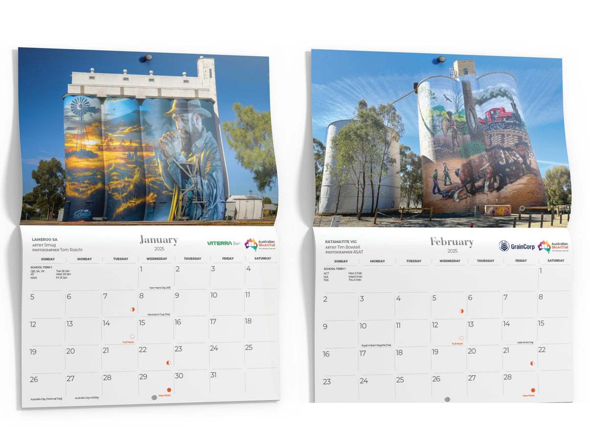 2025 Silo Art Calendars For Sale 