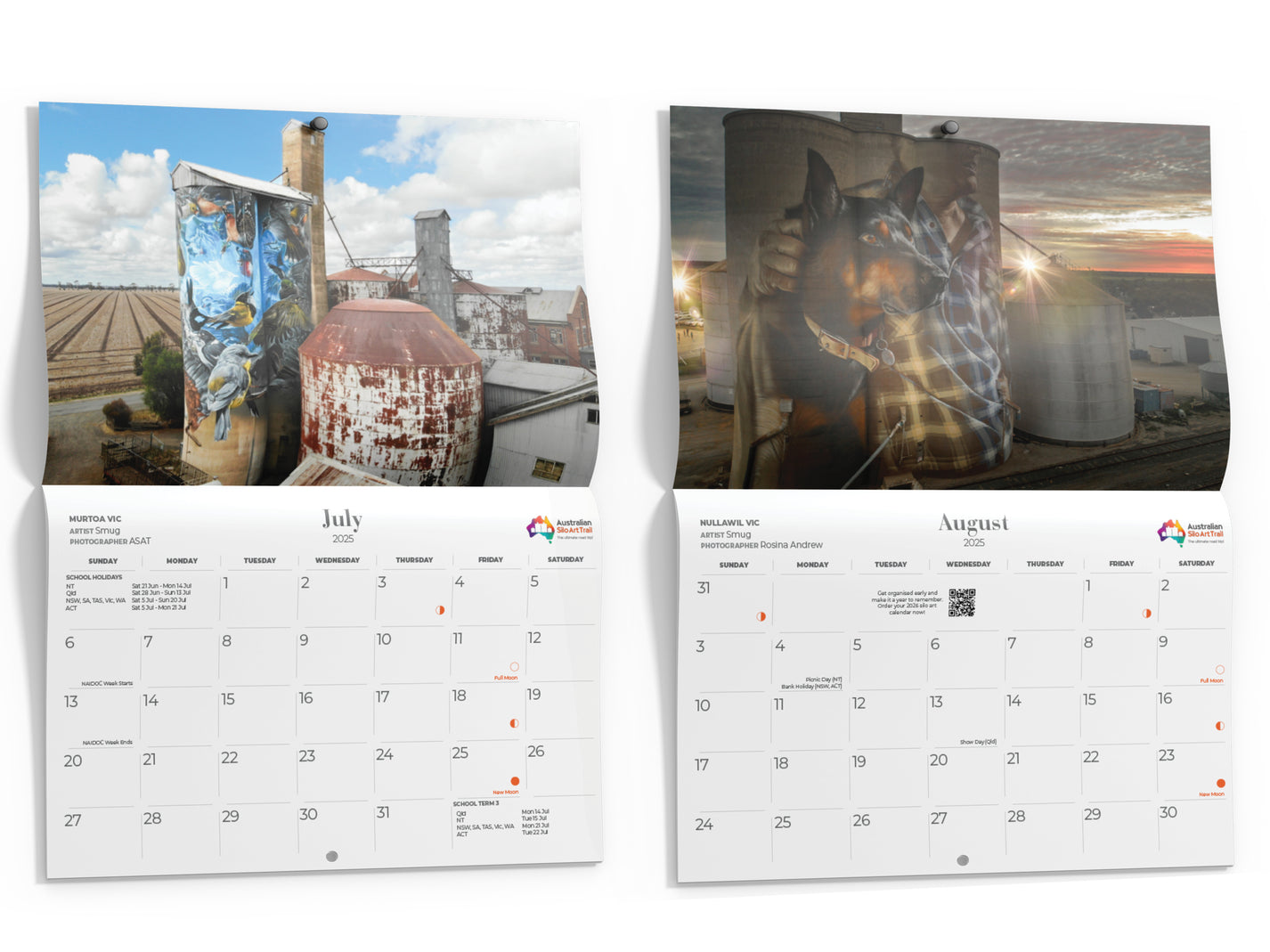 Silo Art Calendar 2025 Year 